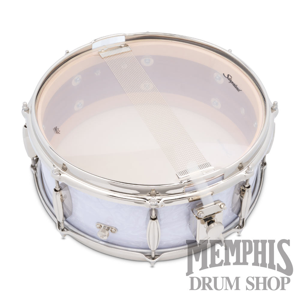 Slingerland 14x5.5 Radio King Artist Snare Drum - White Marine Pearl
