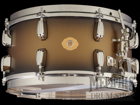Slingerland 14x7 Radio King Solid Maple Snare Drum - Black and Gold