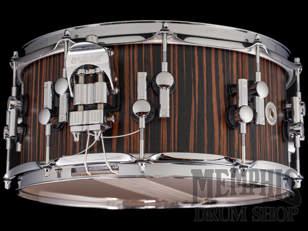 Sonor 14x6.5 SQ2 Series Medium Beech Snare Drum - Ebony Semi Gloss