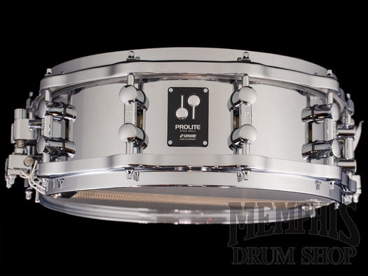 Sonor 14x5 ProLite Steel Snare Drum with Die-Cast Hoops
