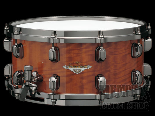 Tama 14x6.5 Starclassic Bubinga Snare Drum - Figured African Cherry Gloss