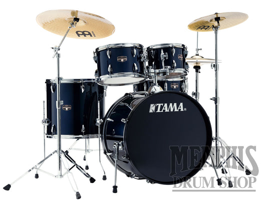 Tama Imperialstar Complete Drum Set 22/10/12/16/14 - Dark Blue