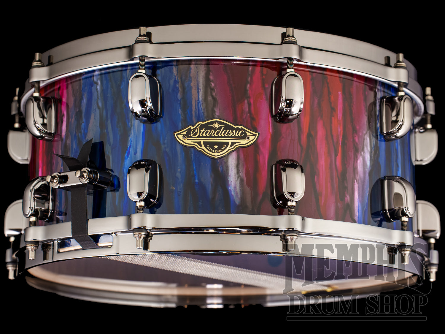 Tama 14x6.5 Starclassic Walnut/Birch Snare Drum - Crimson Sapphire