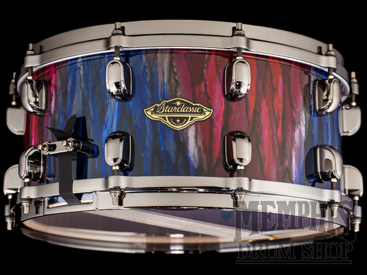 Tama 14x6.5 Starclassic Walnut/Birch Snare Drum - Crimson Sapphire Cascade