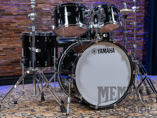Yamaha Absolute Hybrid Maple Drum Set 22/10/12/14 - Solid Black *22x14*