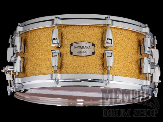 Yamaha 14x6 Absolute Hybrid Maple Snare Drum - Gold Champagne Sparkle