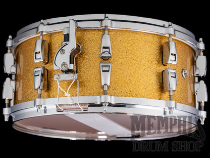 Yamaha 14x6 Absolute Hybrid Maple Snare Drum - Gold Champagne Sparkle