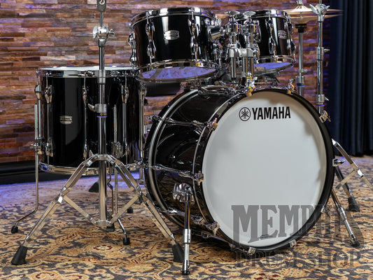 Yamaha Recording Custom Birch Drum Set 22/10/12/16 - Solid Black *22x14*