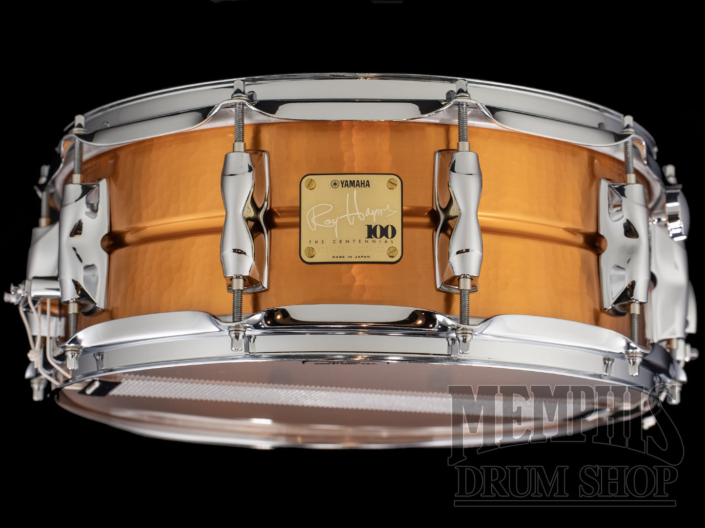 Yamaha 14x5.5 Roy Haynes Signature Hand Hammered Copper Snare Drum - Centennial Limited Edition