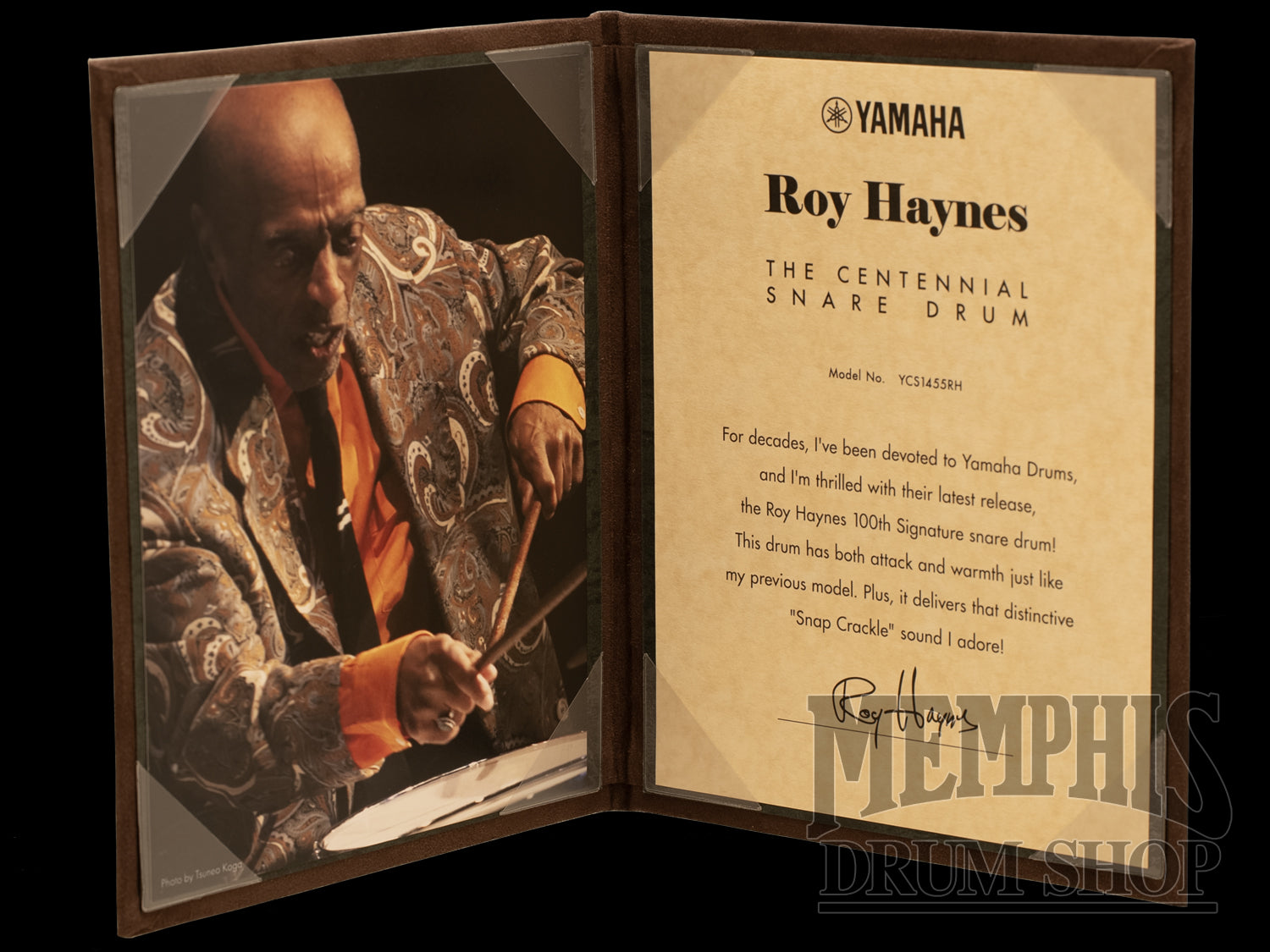 CINER（サイナー）　バングル パンサー ビンテージ Yamaha 14x5.5 Roy Haynes Signature Hand Hammered Copper Snare Drum