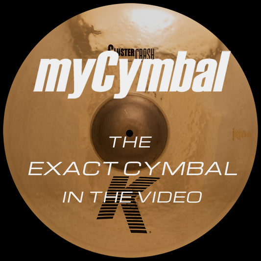 Zildjian 19" K Cluster Crash Cymbal - Brilliant 1395g