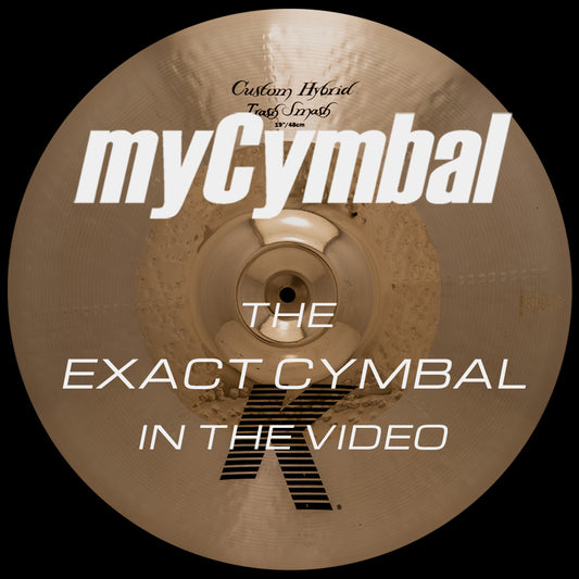 Zildjian 19" K Custom Hybrid Trash Smash Cymbal 1628g