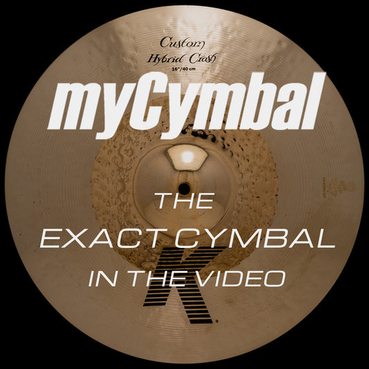 Zildjian 16" K Custom Hybrid Crash Cymbal 1090g