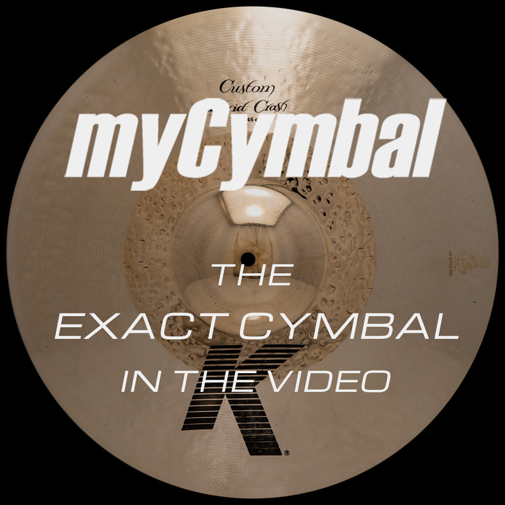 Zildjian 18" K Custom Hybrid Crash Cymbal 1442g