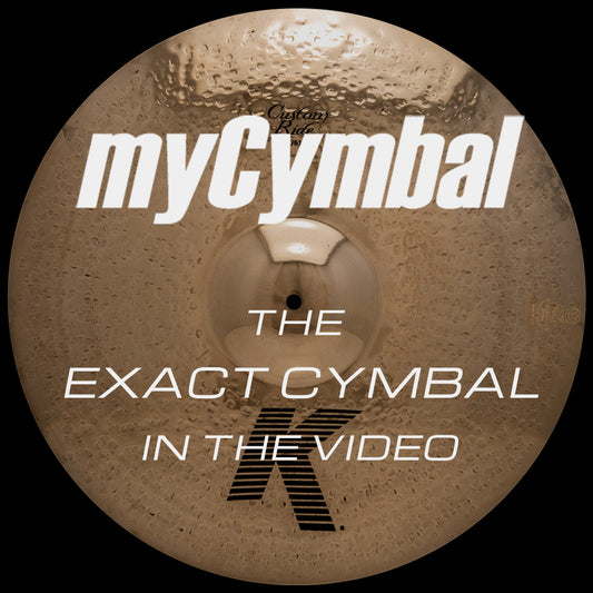 Zildjian 20" K Custom Ride Cymbal - Brilliant 2791g