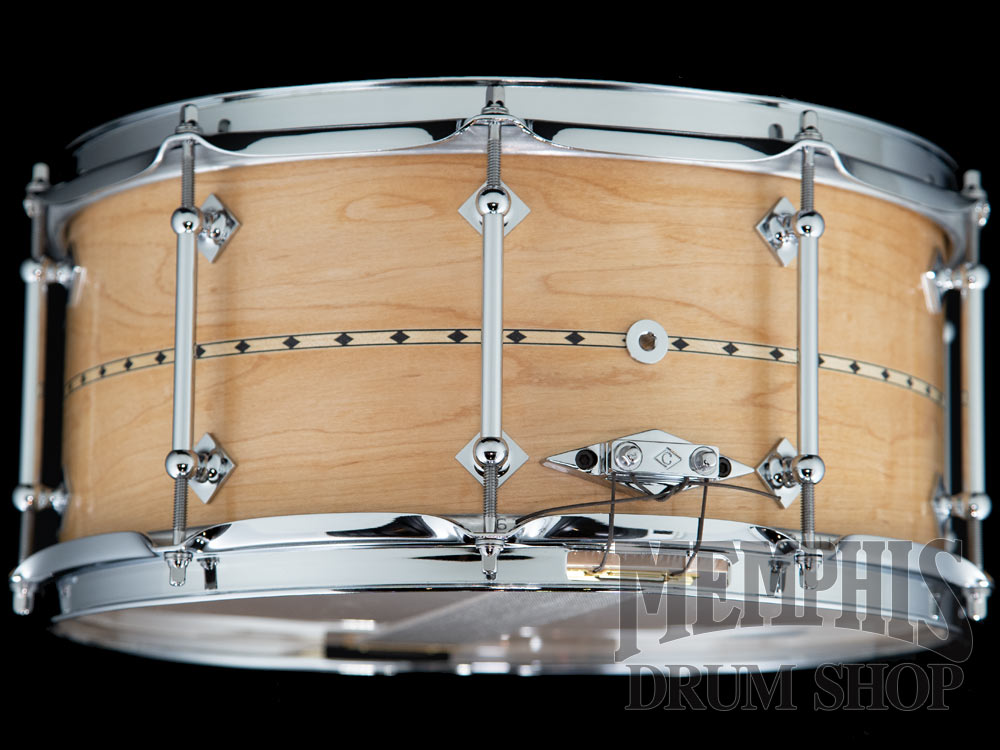 Craviotto 14x6.5 Custom Shop Maple Snare Drum with Maple Inlay