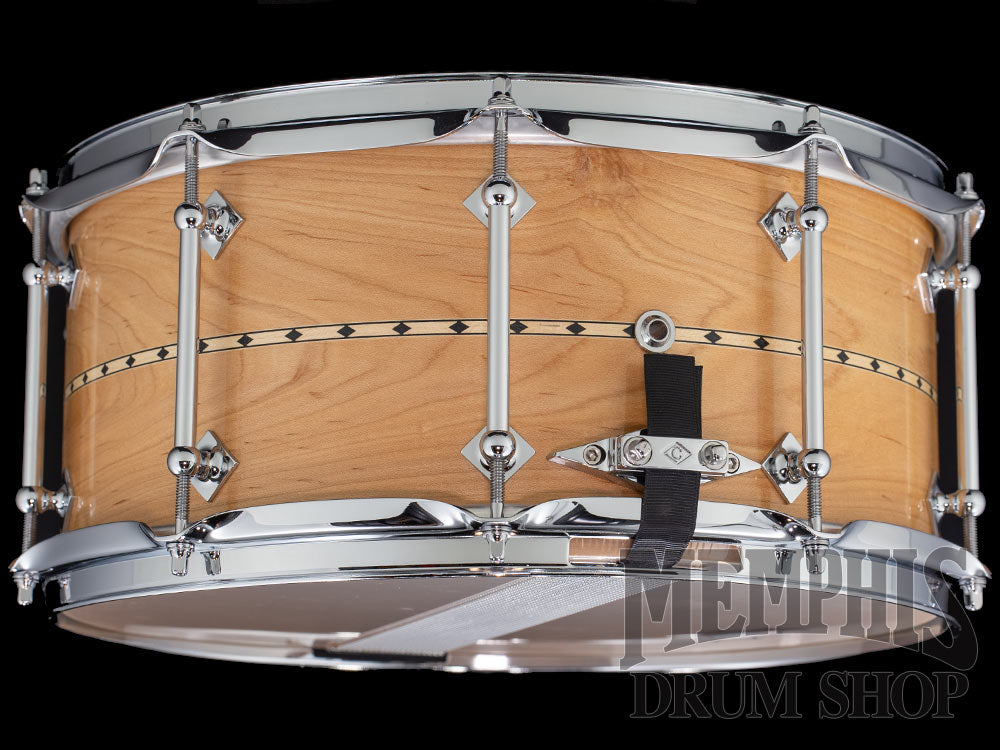 Craviotto 14x6.5 Custom Shop Maple Snare Drum with Maple Inlay