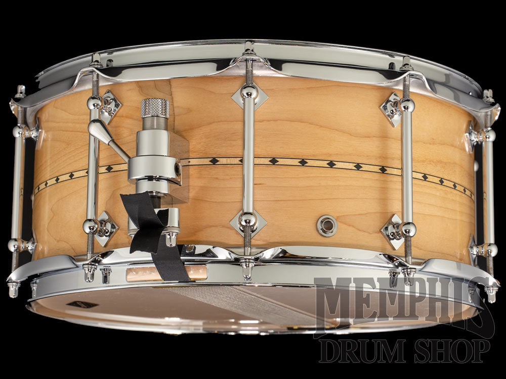 Craviotto 14x6.5 Custom Shop Maple Snare Drum with Maple Craviotto 14x6.5 Custom Shop Maple Snare Drum with Maple