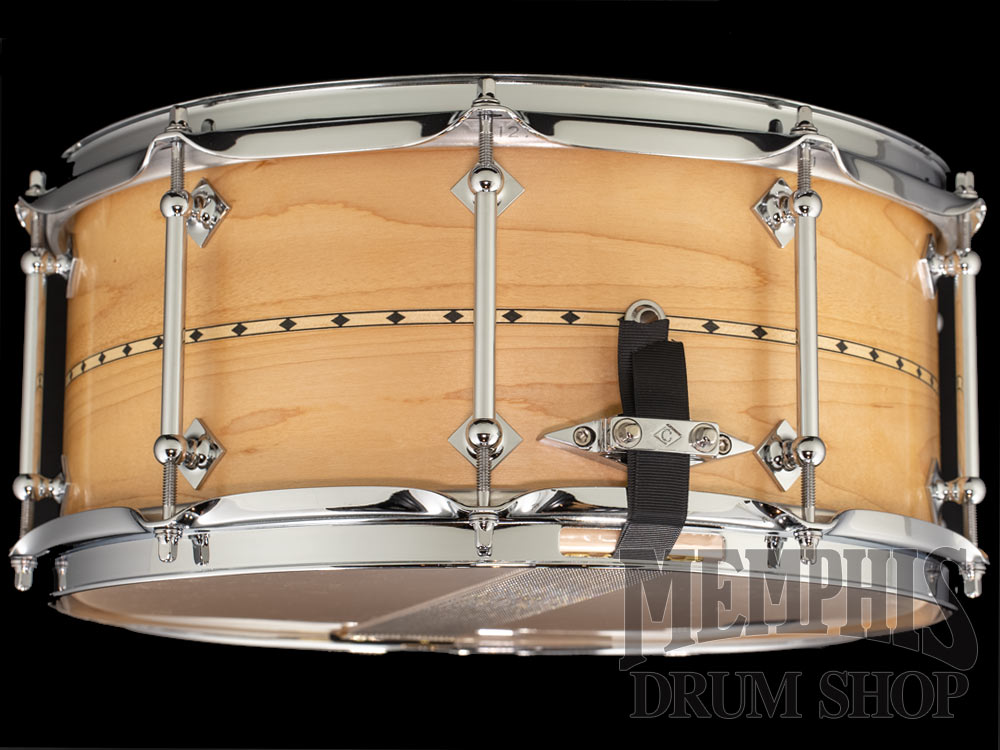 Craviotto 14x6.5 Custom Shop Maple Snare Drum with Maple Inlay