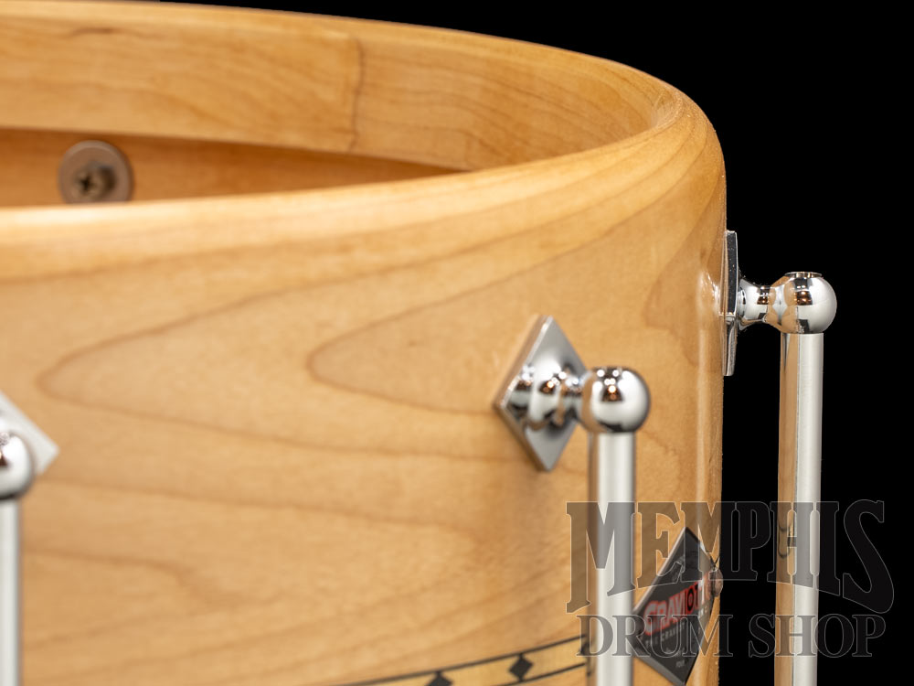 Craviotto 14x6.5 Custom Shop Maple Snare Drum with Maple Inlay