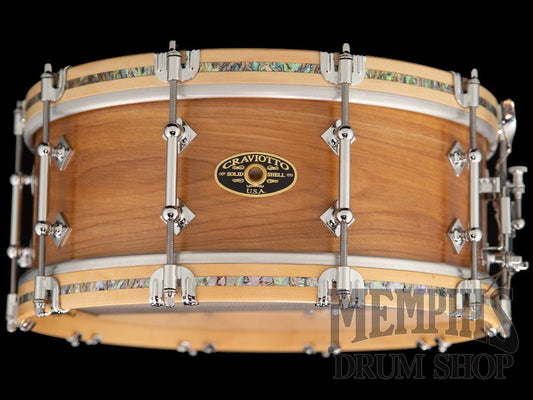 Craviotto 14x5.5 Private Reserve Timeless Timber Birch Snare Drum with Wood Hoops