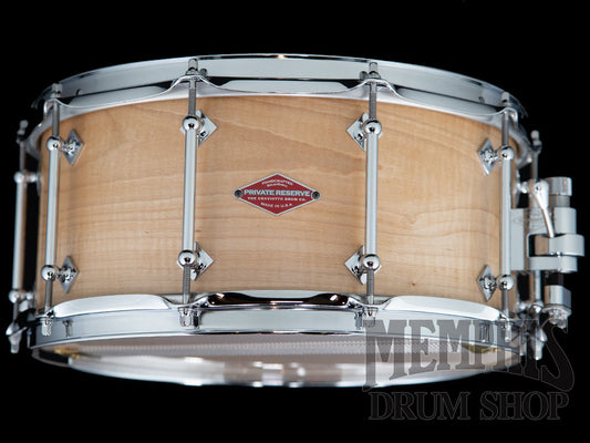 Craviotto 14x6.5 Private Reserve Curly Maple Snare Drum