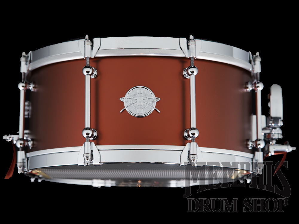 Dunnett Classic 14x6.5 Stainless Steel Snare Drum with Cold Rolled Hoops - Matte Bronze