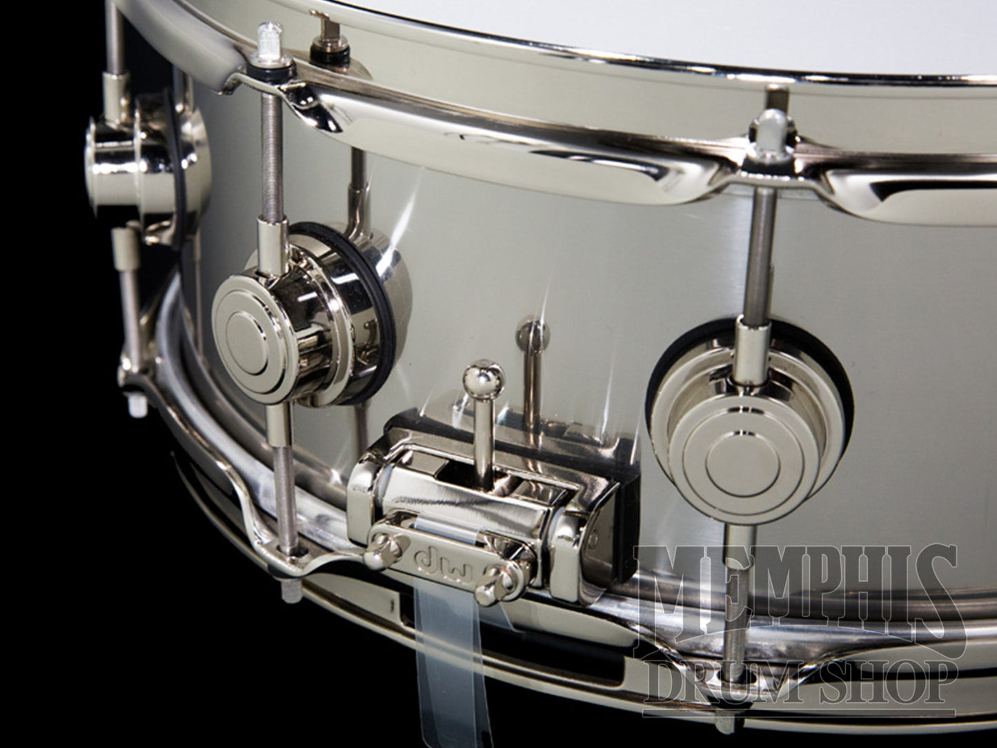 DW 14x5.5 Collector's Series Stainless Steel Snare Drum with Nickel Hardware