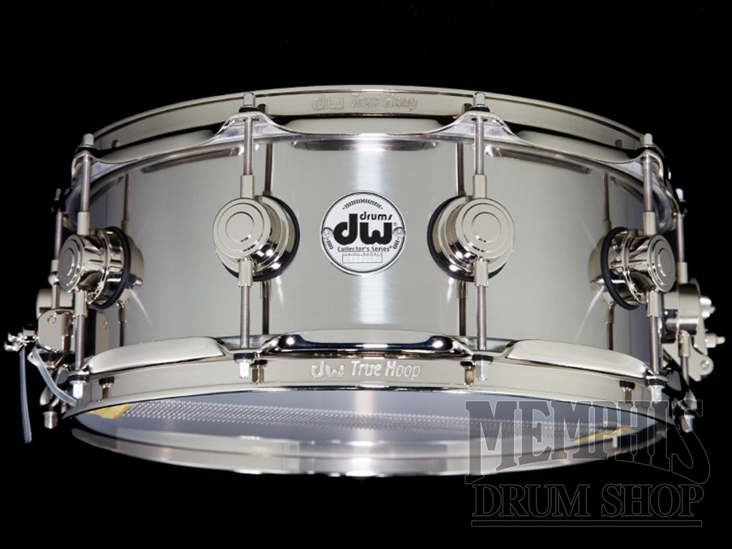 DW 14x5.5 Collector's Series Stainless Steel Snare Drum with Nickel Hardware