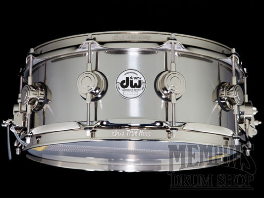 DW 14x5.5 Collector's Series Stainless Steel Snare Drum with Nickel Hardware