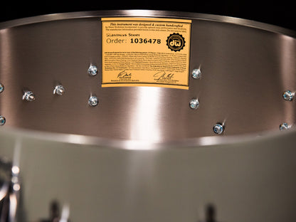DW 14x6.5 Collector's Series Stainless Steel Snare Drum