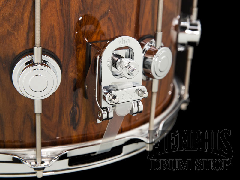 DW 14x7 Collector's Series Exotic Santos Rosewood Snare Drum