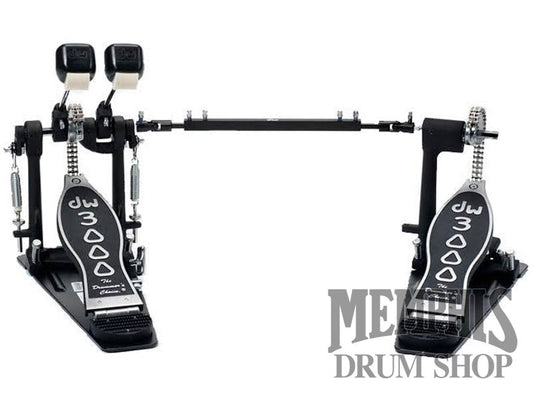 DW 3000 Series Double Bass Drum Pedal - Left Footed