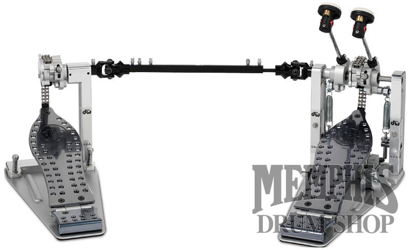 DW MFG Series Machined Chain Drive Double Bass Drum Pedal with Case