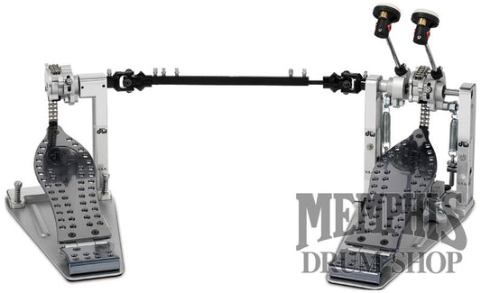 DW MFG Series Machined Chain Drive Double Bass Drum Pedal with Case