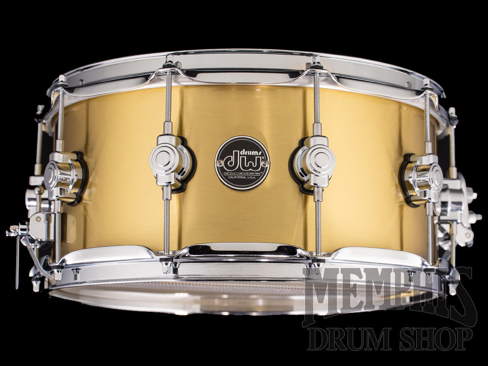 DW 14x6.5 Performance Series Thin Brass Snare Drum