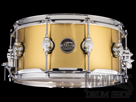 DW 14x6.5 Performance Series Thin Brass Snare Drum