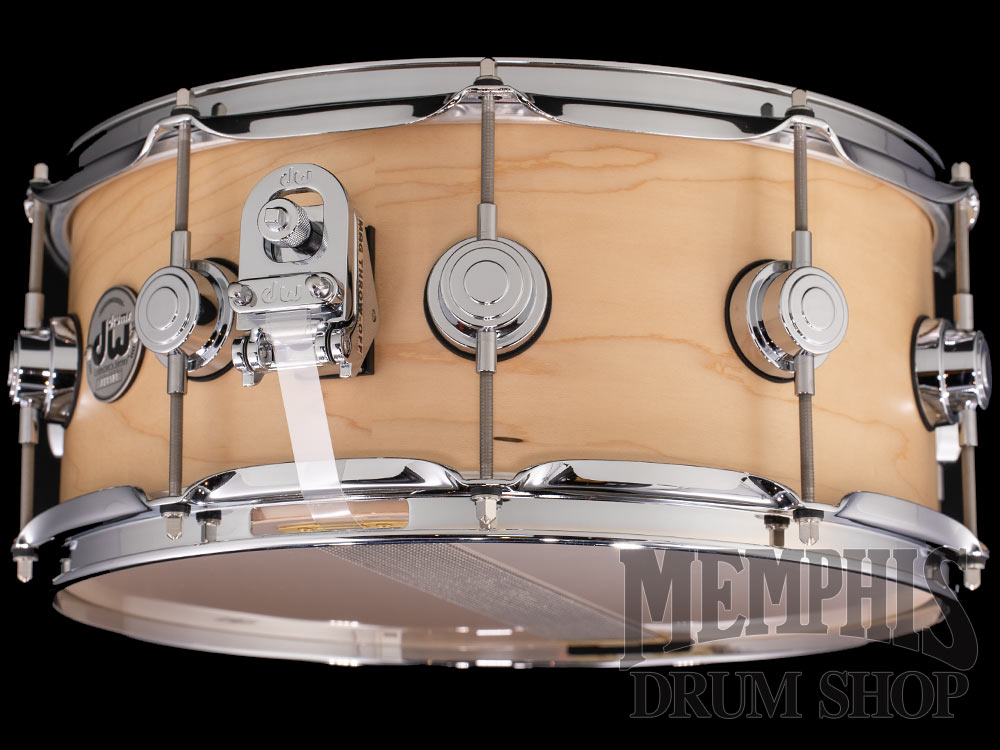 DW 14x6 Collector's Series Standard Maple Snare Drum - Natural Satin Oil