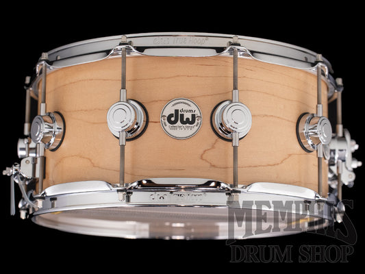DW 14x6.5 Collector's Series Solid Shell Maple Snare Drum - Natural