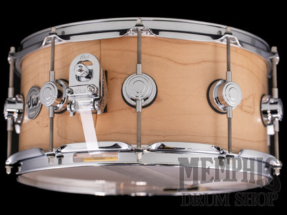 DW 14x6.5 Collector's Series Solid Shell Maple Snare Drum - Natural