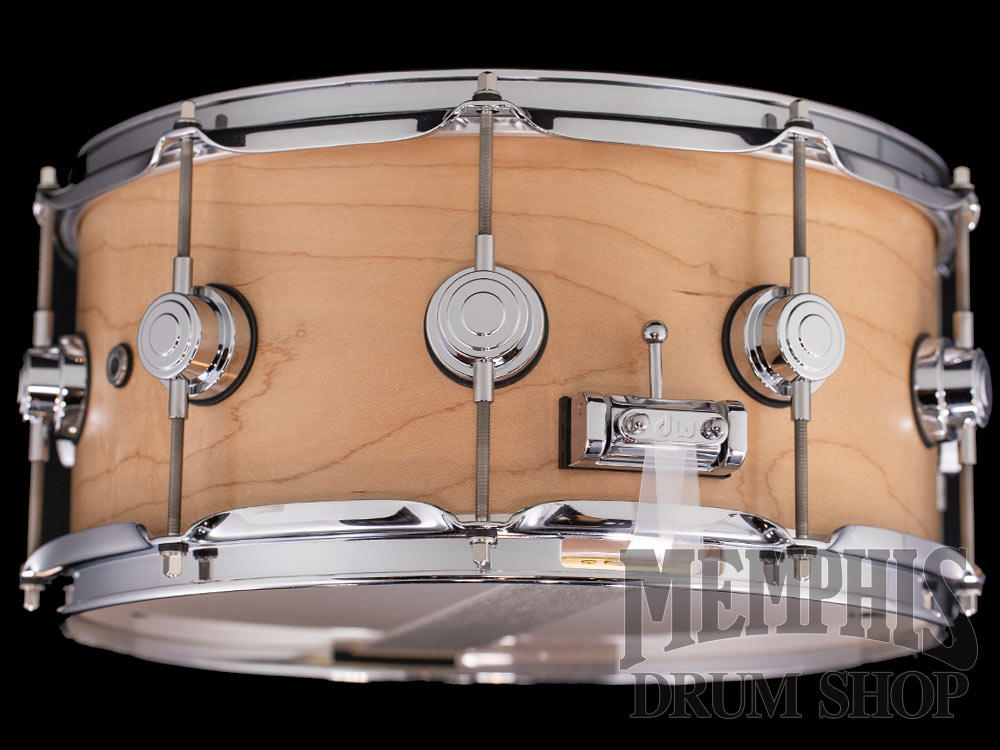 DW 14x6.5 Collector's Series Solid Shell Maple Snare Drum - Natural
