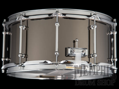DW 14x6.5 Collector's Series Black Nickel Over Brass Snare Drum with Tube Lugs