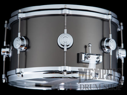 DW 13x7 Collector's Series Satin Black Over Brass Snare Drum with Die-Cast Hoops