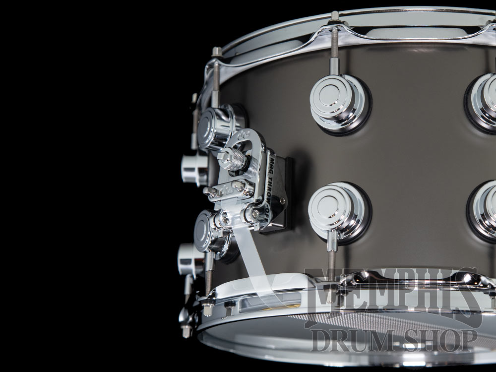 DW 14x8 Collector's Series Satin Black Over Brass Snare Drum