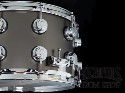 DW 14x8 Collector's Series Satin Black Over Brass Snare Drum