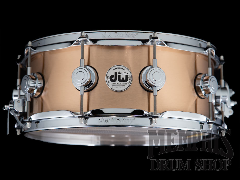 DW 14x5.5 Collector's Series Brushed Bell Bronze Snare Drum