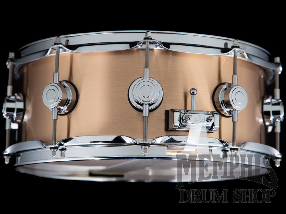 DW 14x5.5 Collector's Series Brushed Bell Bronze Snare Drum