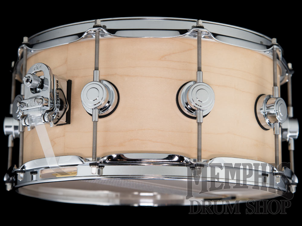 DW 14x6.5 Collector's Series Maple VLT Snare Drum - Natural Satin Oil