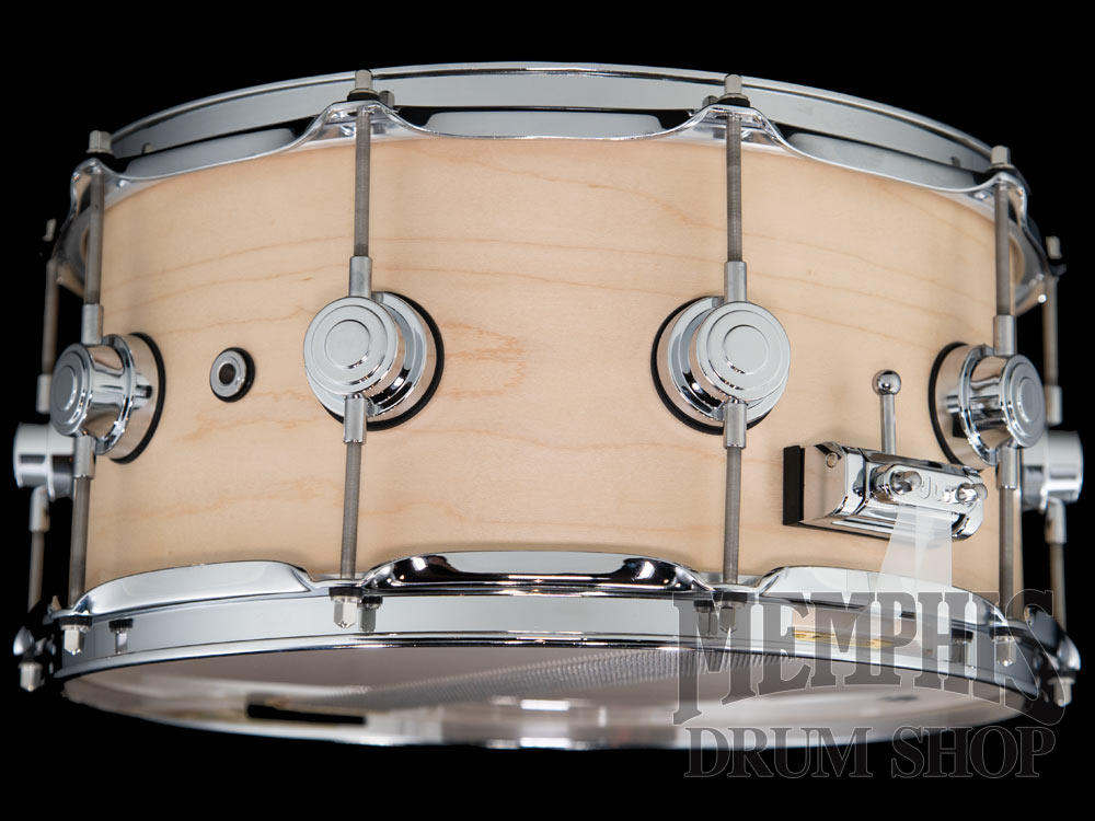 DW 14x6.5 Collector's Series Maple VLT Snare Drum - Natural Satin Oil