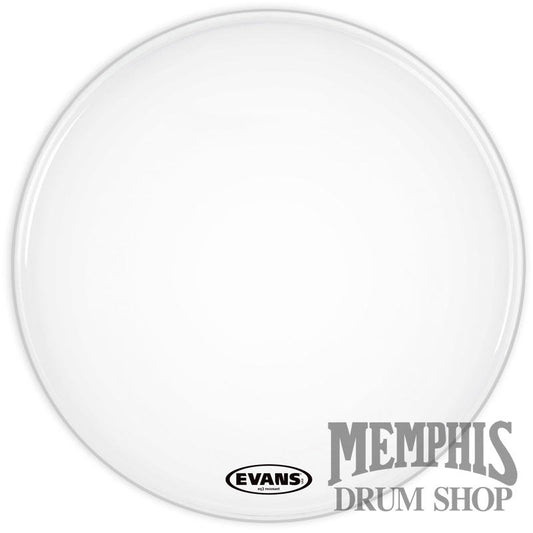 Evans EQ3 Bass Coated White 20" Drumhead - No Port